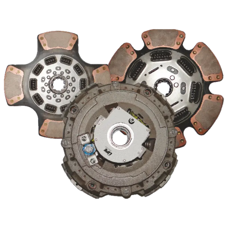 LIPE 1 - 15.5"- 6 paddle, twin ceramic disc. 2400 torque