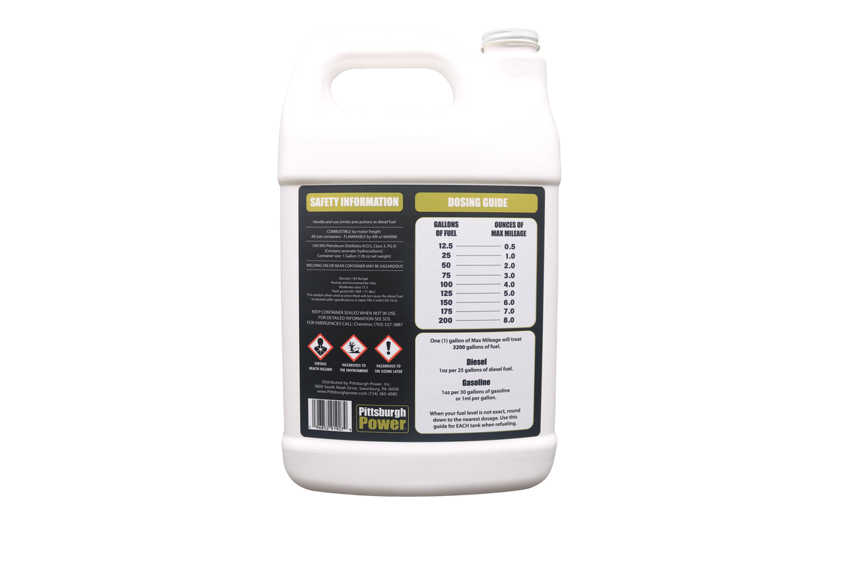 Max Mileage - Fuel Borne Catalyst - 1 Gallon