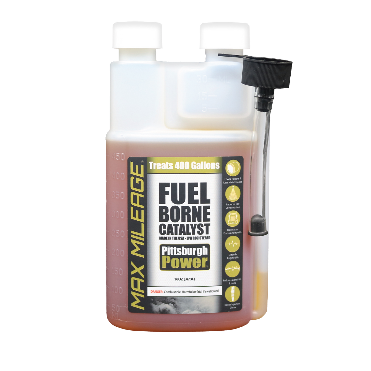 16oz Max Mileage - Fuel Borne Catalyst - Two Pack - Pittsburgh Power
