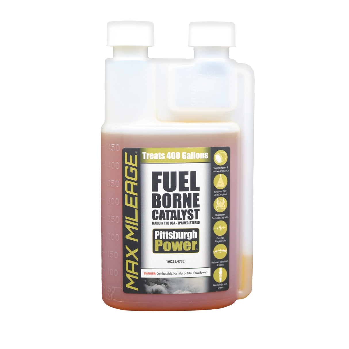16oz Max Mileage - Fuel Borne Catalyst - Two Pack - Pittsburgh Power