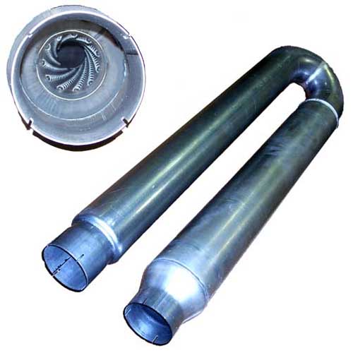 W900 5” in 5” out (Quiet) Muffler - Pittsburgh Power (1739078074479)