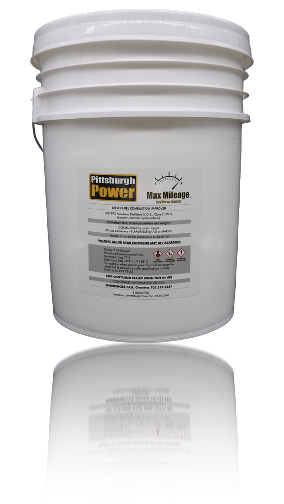 Max Mileage - Fuel Borne Catalyst - 5 Gallons - Pittsburgh Power