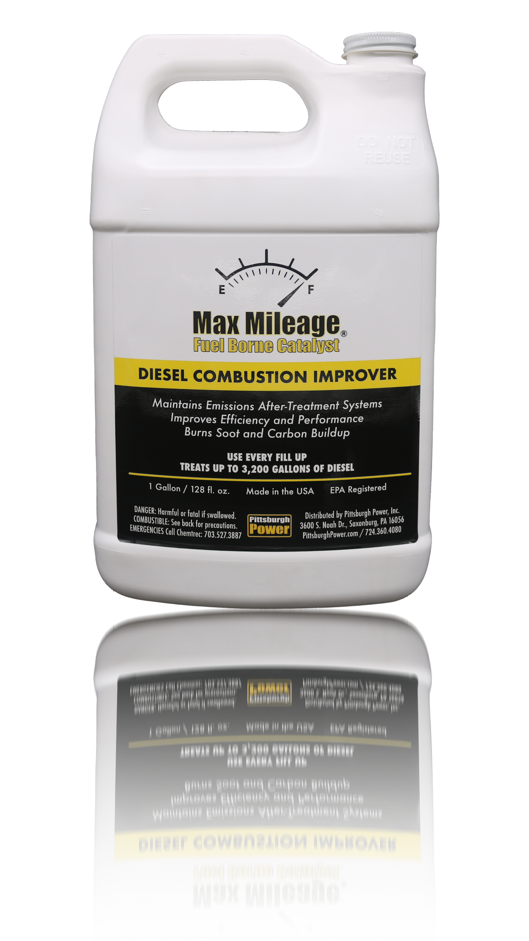 Max Mileage - Fuel Borne Catalyst - 1 Gallon - W/WO Spout