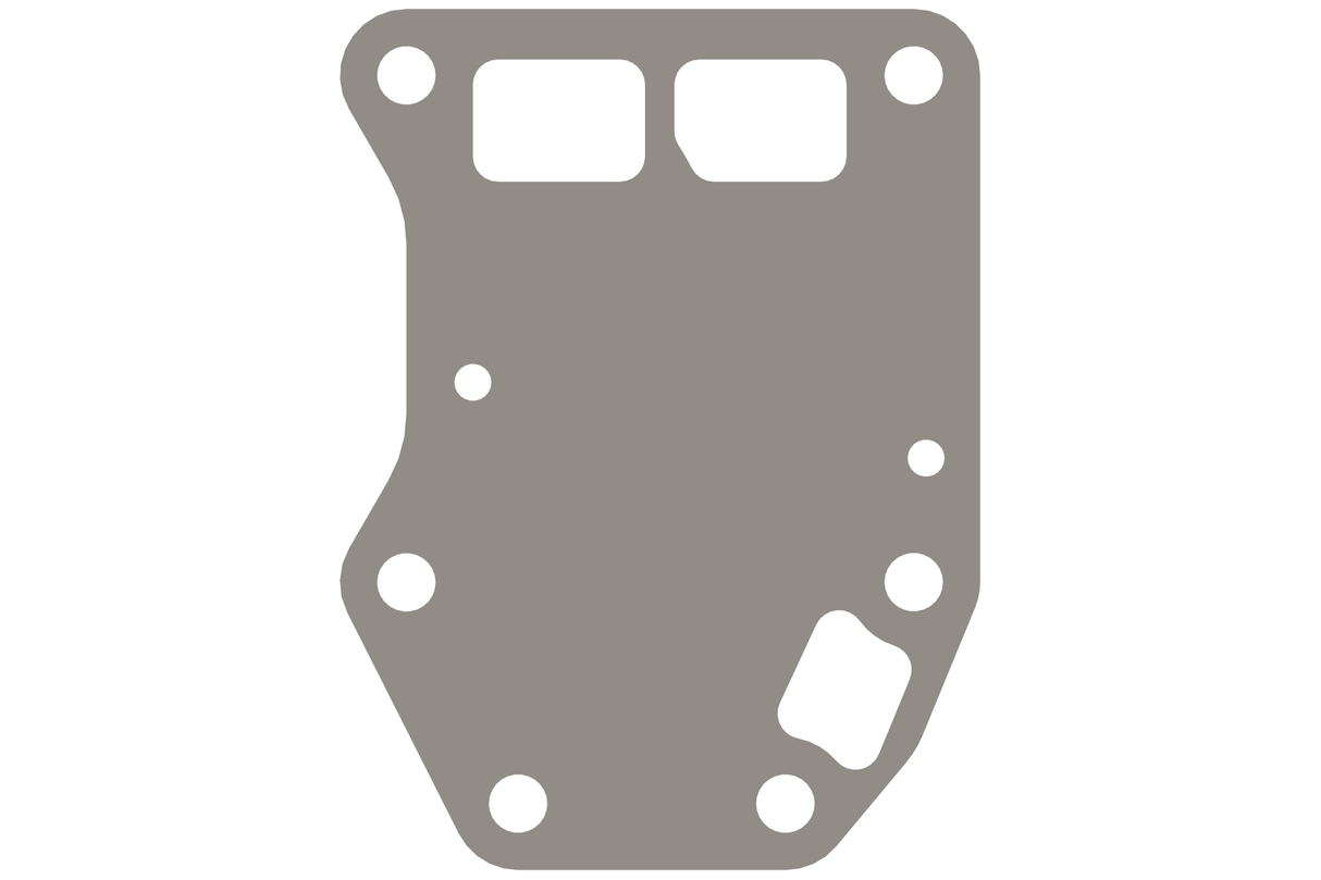 (NEW OLD STOCK) 3064195 - Cummins Oil Cooler Support Gasket