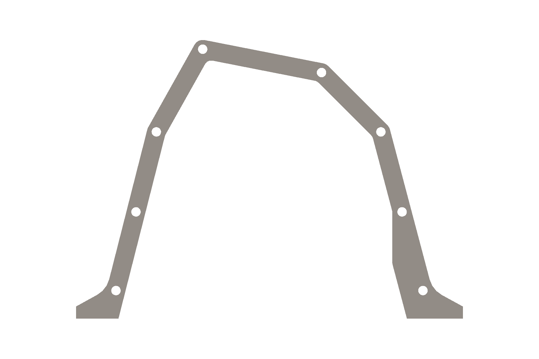 (NEW OLD STOCK) 3939353- Cummins Rear Cover Gasket