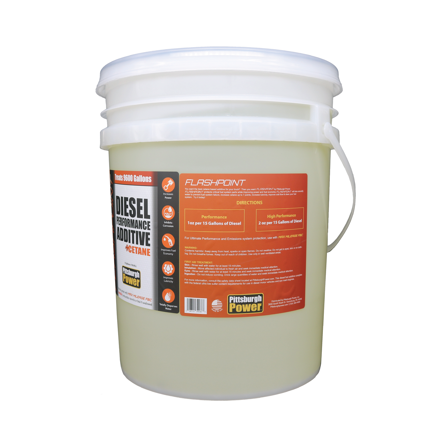 Flashpoint - Diesel Performance Additive + Cetane - 5 Gallons