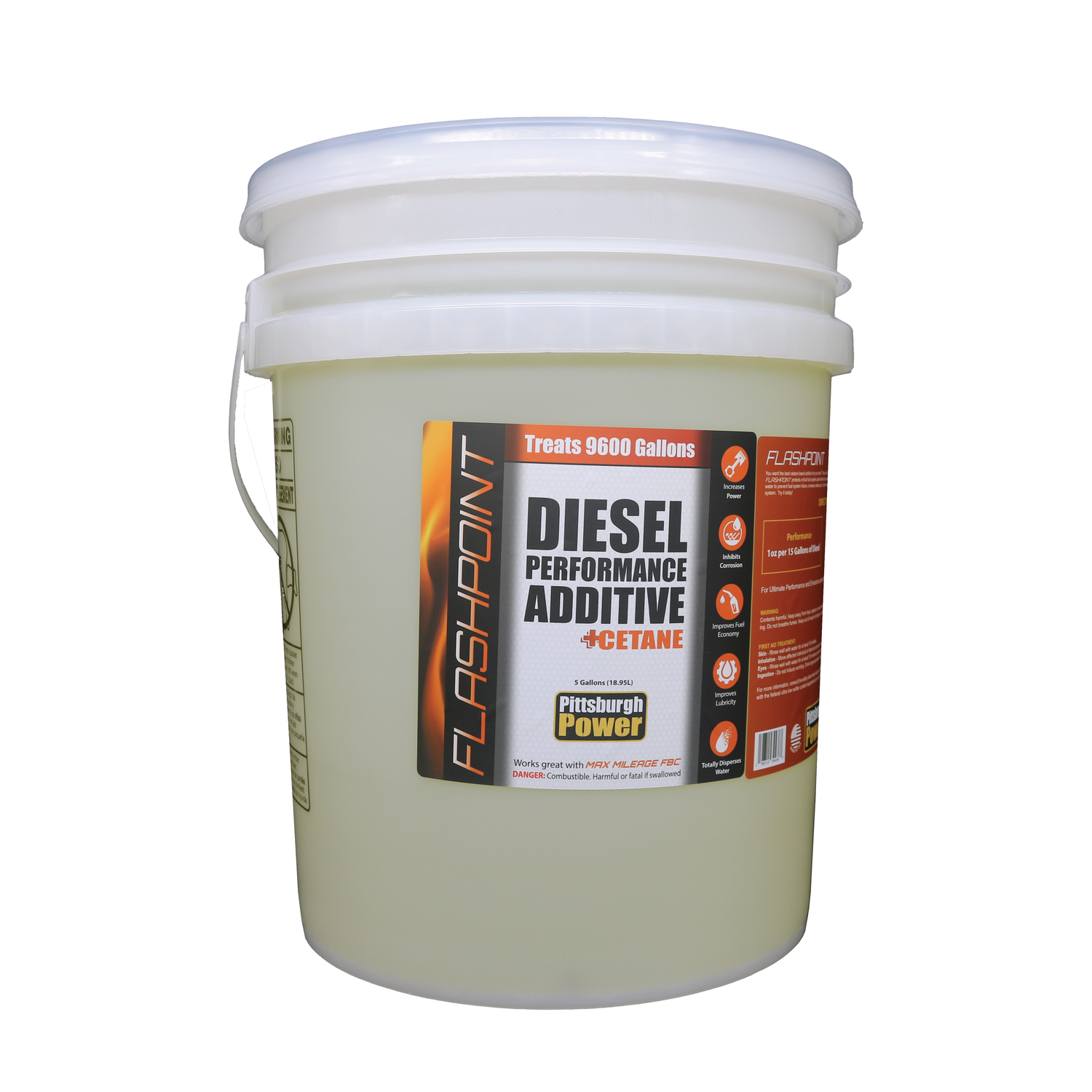 Flashpoint - Diesel Performance Additive + Cetane - 5 Gallons Flashpoint - Diesel Performance Additive + Cetane - 5 Gallons