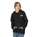Pittsburgh Power Logo Hoodie — Black Chest & Back Graphic - Pittsburgh Power