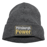 Embroidered Pittsburgh Power - Insulated Beanie