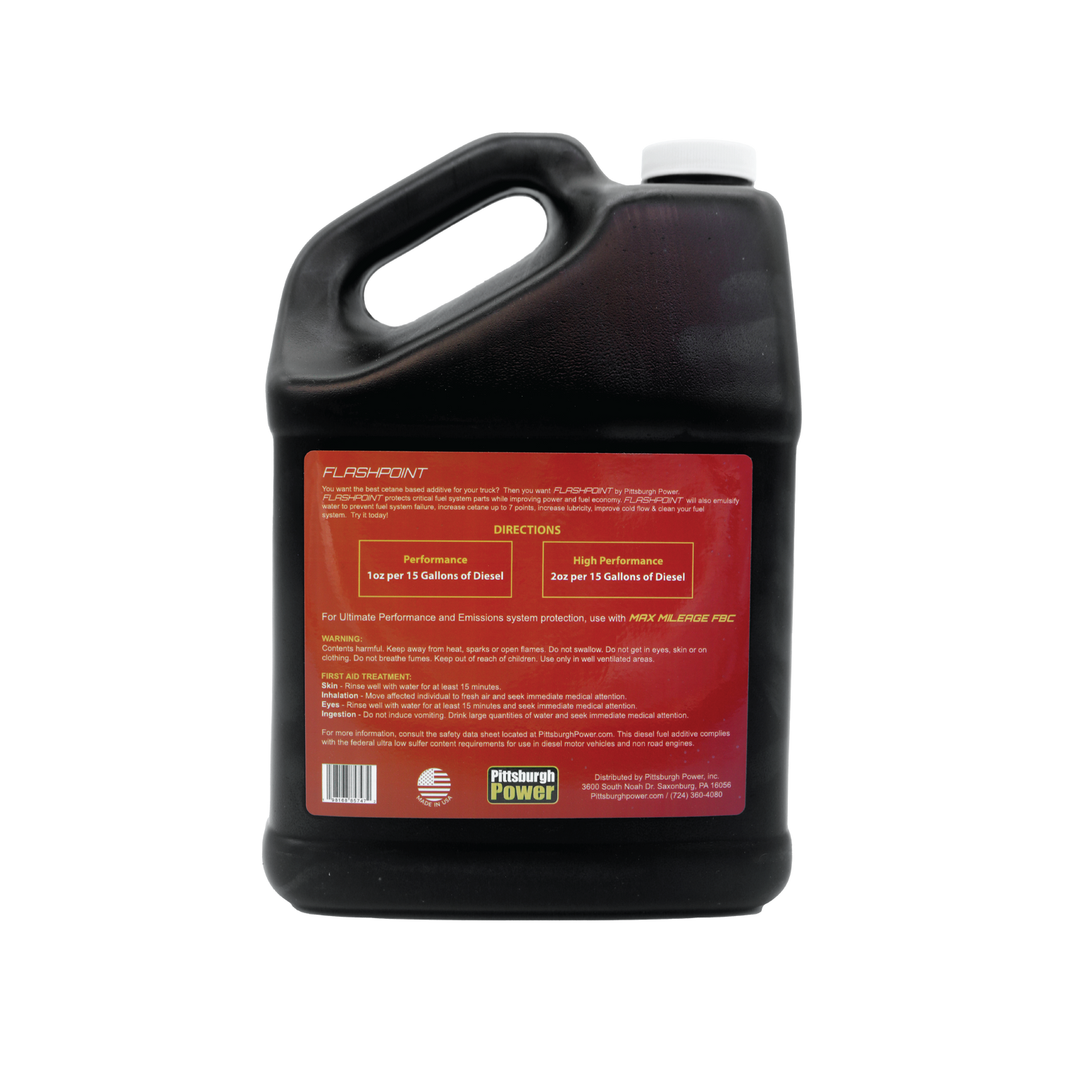 Flashpoint - Diesel Performance Additive + Cetane - 1 Gallon ...