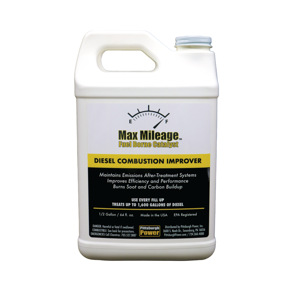 Max Mileage - Fuel Borne Catalyst - 1/2 Gallon