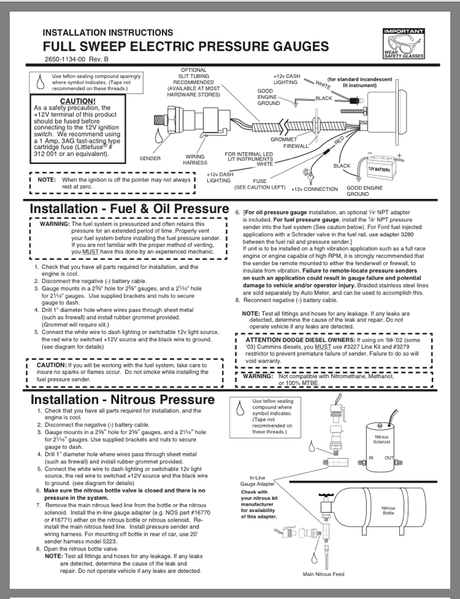 Electronic Fuel Pressure Gauge 30PSI - Pittsburgh Power (1739243978863)