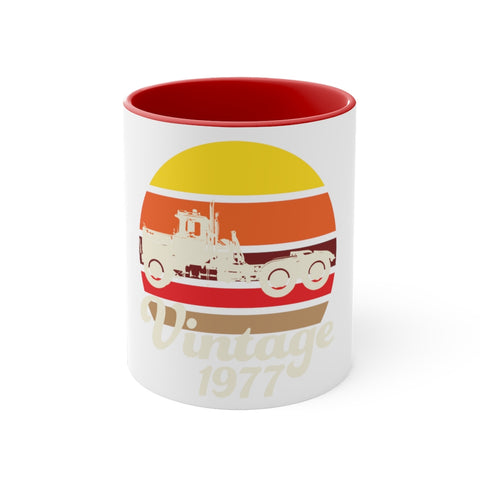 Pittsburgh Power (Red Vintage) - Coffee Mug, 11oz (7699093651669)